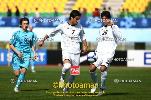 2060688, Qom, Iran, AFC Champions League 2009, Group stage, Group A, First Leg، Saba Qom 0 v 2 Pakhtakor Tashkent FK on 2009/04/07 at Yadegar-e Emam Stadium Qom