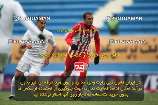 2164546, Tehran, Iran, Iran Pro League، Persian Gulf Cup، 2009-10 season، Second Leg، Week 20، Steel Azin 2 v 2 Zob Ahan Esfahan on 2009/12/17 at Shahid Dastgerdi Stadium