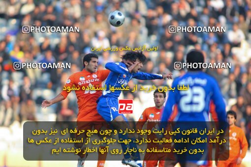 2191609, Tehran, Iran, Iran Pro League، Persian Gulf Cup، 2009-10 season، Second Leg، Week 22، Esteghlal ۱ v ۱ Saipa on 2010/01/10 at Azadi Stadium