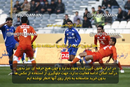 2191490, Tehran, Iran, Iran Pro League، Persian Gulf Cup، 2009-10 season، Second Leg، Week 22، Esteghlal ۱ v ۱ Saipa on 2010/01/10 at Azadi Stadium