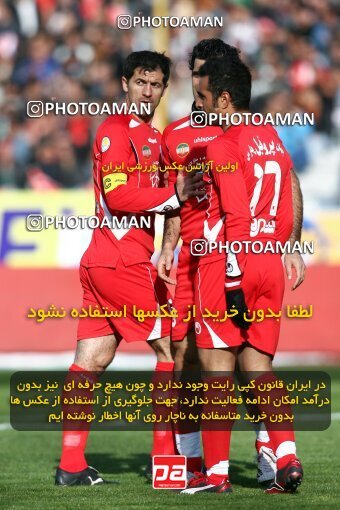 2192022, Tehran, Iran, Iran Pro League، Persian Gulf Cup، 2009-10 season، Second Leg، Week 24، Persepolis ۱ v ۰ Rah Ahan on 2010/01/22 at Azadi Stadium