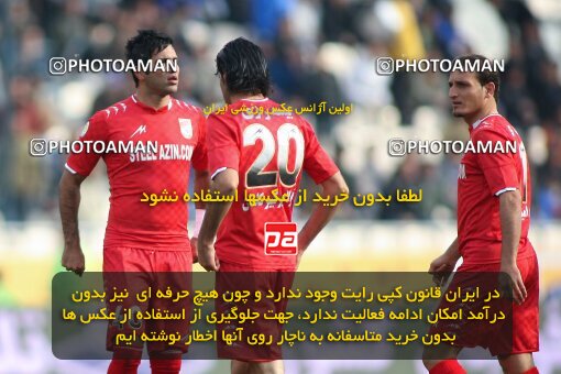 2192214, Tehran, Iran, Iran Pro League، Persian Gulf Cup، 2009-10 season، Second Leg، Week 24، Steel Azin ۰ v 2 Esteghlal on 2010/01/23 at Shahid Dastgerdi Stadium