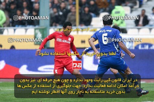 2195362, Tehran, Iran, Iran Pro League، Persian Gulf Cup، 2009-10 season، Second Leg، Week 24، Steel Azin ۰ v 2 Esteghlal on 2010/01/23 at Azadi Stadium