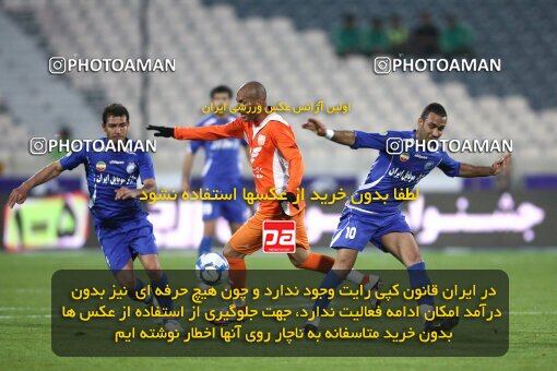 2193591, Tehran, Iran, لیگ برتر فوتبال ایران، Persian Gulf Cup، Week 27، Second Leg، 2010/02/17، Esteghlal 2 - 0 Mes Kerman