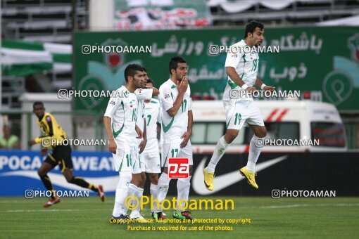 2201847, Isfahan,Fooladshahr, Iran, AFC Champions League 2010, Group stage, Group B, Second Leg، Zob Ahan Esfahan 1 v 0 Al-Ittihad Club on 2010/04/28 at Foolad Shahr Stadium