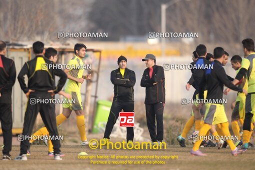 1924887, Tehran, Iran, Nirouhaye Mosallah National Football Team Training Session on 2013/01/07 at Iran National Football Center