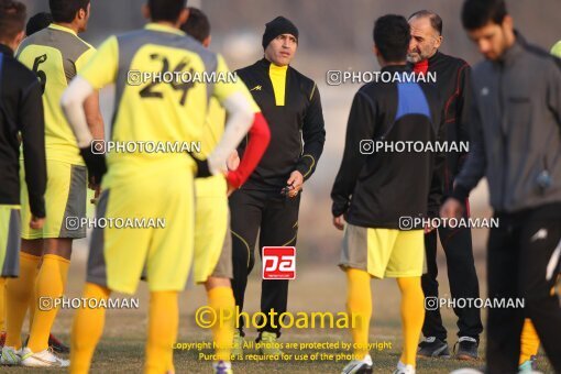 1924906, Tehran, Iran, Nirouhaye Mosallah National Football Team Training Session on 2013/01/07 at Iran National Football Center