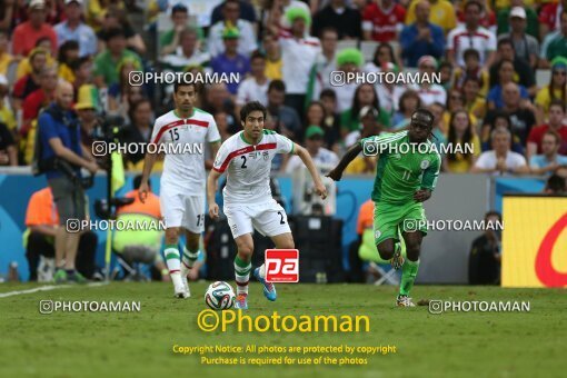 1927664, Curitiba, Brazil, 2014 FIFA World Cup, Group stage, Group F, Iran [*parameter:140*] v [*parameter:139*] Nigeia on 2014/06/16 at ورزشگاه بایکسادای