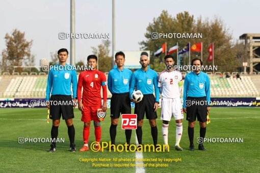 1937167, مرحله مقدماتی مسابقات فوتبال مقدماتی قهرمانی جوانان آسیا 2020، گروه D، , 1398/08/17، ایران، تهران، ورزشگاه پاس قوامین، امارات ۰ - ۲ قرقیزستان