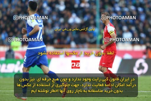 1977172, Tehran, Iran, Iran Football Pro League، Persian Gulf Cup، Week 19، Second Leg، Persepolis 2 v 2 Esteghlal on 2020/02/06 at Azadi Stadium