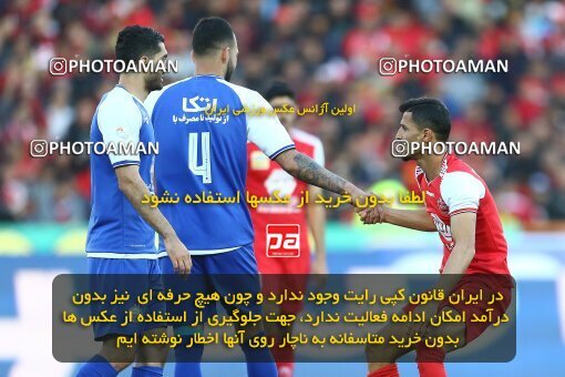 1977282, Tehran, Iran, Iran Football Pro League، Persian Gulf Cup، Week 19، Second Leg، Persepolis 2 v 2 Esteghlal on 2020/02/06 at Azadi Stadium