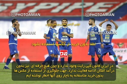 1978120, Tehran, Iran, Semi-Finals جام حذفی فوتبال ایران, Khorramshahr Cup, Persepolis (3) 2 v 2 (6) Esteghlal on 2020/08/26 at Azadi Stadium