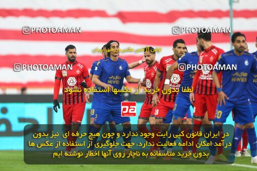 1983277, Tehran, Iran, لیگ برتر فوتبال ایران، Persian Gulf Cup، Week 8، First Leg، Esteghlal 2 v 2 Persepolis on 2021/01/11 at Azadi Stadium