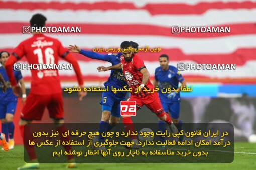 1983292, Tehran, Iran, لیگ برتر فوتبال ایران، Persian Gulf Cup، Week 8، First Leg، Esteghlal 2 v 2 Persepolis on 2021/01/11 at Azadi Stadium