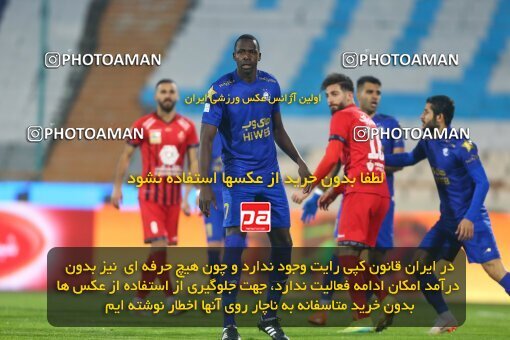 1983317, Tehran, Iran, لیگ برتر فوتبال ایران، Persian Gulf Cup، Week 8، First Leg، Esteghlal 2 v 2 Persepolis on 2021/01/11 at Azadi Stadium