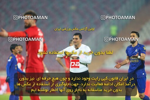 1983332, Tehran, Iran, لیگ برتر فوتبال ایران، Persian Gulf Cup، Week 8، First Leg، Esteghlal 2 v 2 Persepolis on 2021/01/11 at Azadi Stadium