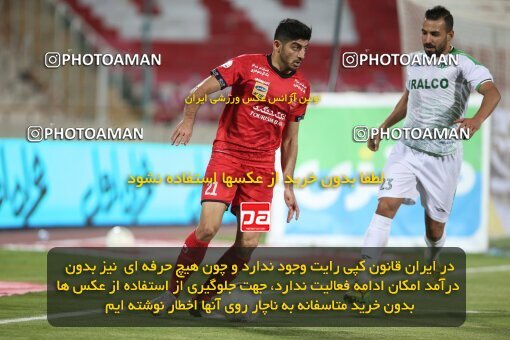 1997146, Tehran, Iran, Iran Pro League، Persian Gulf Cup، 2020-21 season، Second Leg، Week 27، Persepolis 2 v ۰ Aluminium Arak on 2021/07/10 at Azadi Stadium