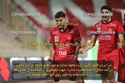 1997152, Tehran, Iran, Iran Pro League، Persian Gulf Cup، 2020-21 season، Second Leg، Week 27، Persepolis 2 v ۰ Aluminium Arak on 2021/07/10 at Azadi Stadium