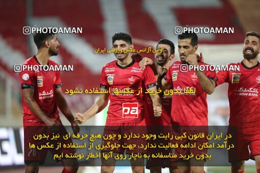 1997153, Tehran, Iran, Iran Pro League، Persian Gulf Cup، 2020-21 season، Second Leg، Week 27، Persepolis 2 v ۰ Aluminium Arak on 2021/07/10 at Azadi Stadium