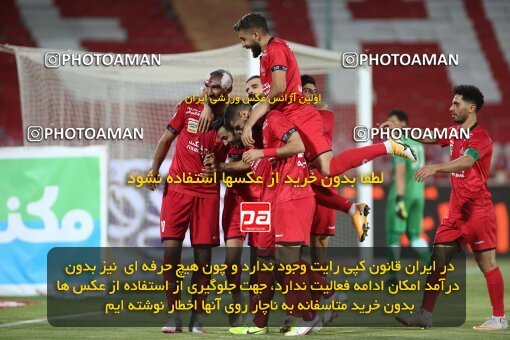 1997163, Tehran, Iran, Iran Pro League، Persian Gulf Cup، 2020-21 season، Second Leg، Week 27، Persepolis 2 v ۰ Aluminium Arak on 2021/07/10 at Azadi Stadium