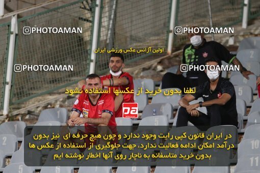 1997167, Tehran, Iran, Iran Pro League، Persian Gulf Cup، 2020-21 season، Second Leg، Week 27، Persepolis 2 v ۰ Aluminium Arak on 2021/07/10 at Azadi Stadium