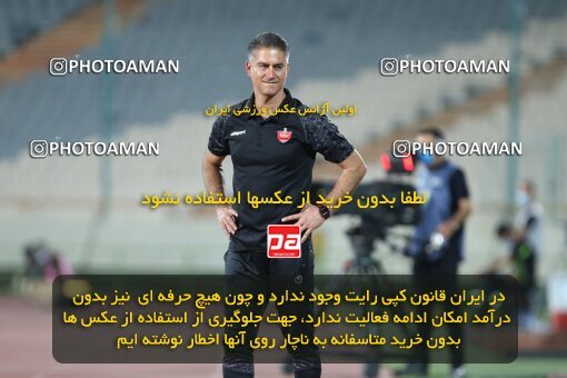 1997169, Tehran, Iran, Iran Pro League، Persian Gulf Cup، 2020-21 season، Second Leg، Week 27، Persepolis 2 v ۰ Aluminium Arak on 2021/07/10 at Azadi Stadium