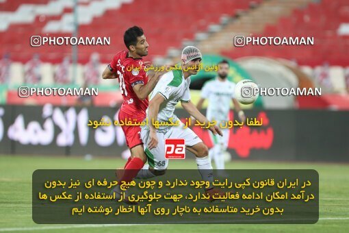 1997175, Tehran, Iran, Iran Pro League، Persian Gulf Cup، 2020-21 season، Second Leg، Week 27، Persepolis 2 v ۰ Aluminium Arak on 2021/07/10 at Azadi Stadium