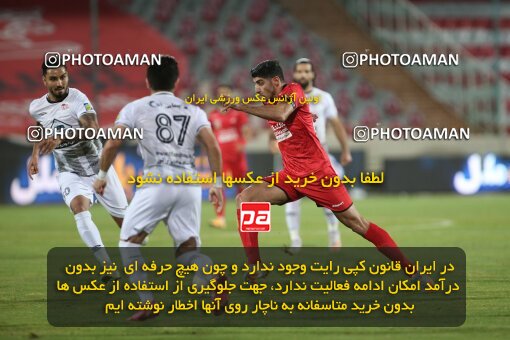 1997326, Tehran, Iran, Iran Pro League، Persian Gulf Cup، 2020-21 season، Second Leg، Week 29، Persepolis 3 v ۱ Tractor S.C. on 2021/07/25 at Azadi Stadium