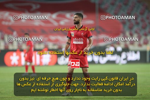 1997334, Tehran, Iran, Iran Pro League، Persian Gulf Cup، 2020-21 season، Second Leg، Week 29، Persepolis 3 v ۱ Tractor S.C. on 2021/07/25 at Azadi Stadium