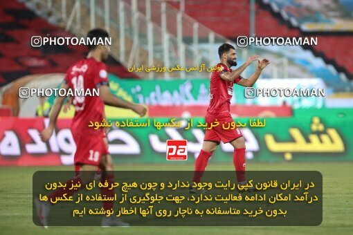 1997357, Tehran, Iran, Iran Pro League، Persian Gulf Cup، 2020-21 season، Second Leg، Week 29، Persepolis 3 v ۱ Tractor S.C. on 2021/07/25 at Azadi Stadium