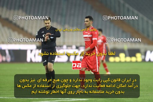 1998348, Tehran, Iran, Iran Pro League، Persian Gulf Cup، 2021-2022 season، First Leg، Week 13، Persepolis 2 v ۱ Tractor S.C. on 2022/01/03 at Azadi Stadium