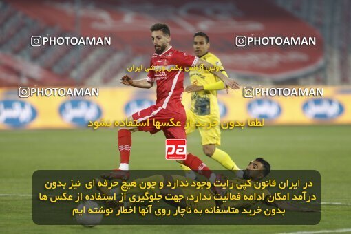 1998450, Tehran, Iran, Iran Pro League، Persian Gulf Cup، 2021-2022 season، First Leg، Week 15، Persepolis ۱ v ۰ Fajr-e Sepasi Shiraz on 2022/01/13 at Azadi Stadium