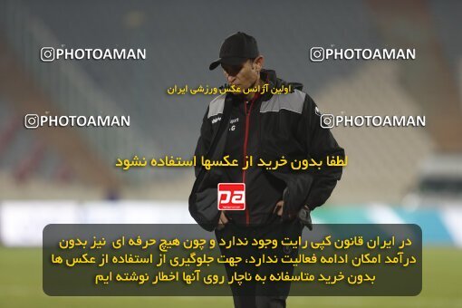 1998499, Tehran, Iran, Iran Pro League، Persian Gulf Cup، 2021-2022 season، First Leg، Week 15، Persepolis ۱ v ۰ Fajr-e Sepasi Shiraz on 2022/01/13 at Azadi Stadium