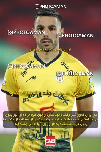 1922881, Tehran, Iran, لیگ برتر فوتبال ایران، Persian Gulf Cup، Week 15، First Leg، Persepolis 1 v 0 Fajr-e Sepasi Shiraz on 2022/01/13 at Azadi Stadium