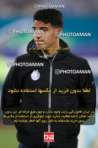 1922674, Tehran, Iran, لیگ برتر فوتبال ایران، Persian Gulf Cup، Week 19، Second Leg، Esteghlal 1 v 0 Fajr-e Sepasi Shiraz on 2022/02/23 at Azadi Stadium