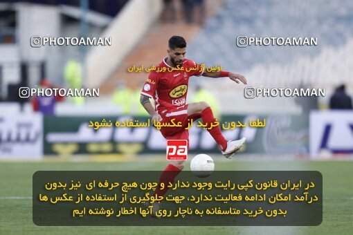 1999916, Tehran, Iran, لیگ برتر فوتبال ایران، Persian Gulf Cup، Week 23، Second Leg، Persepolis 1 v 1 Esteghlal on 2022/03/17 at Azadi Stadium