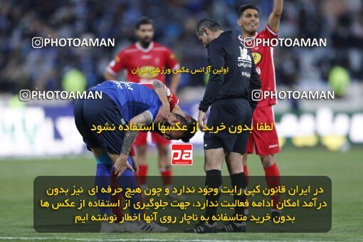 1999963, Tehran, Iran, لیگ برتر فوتبال ایران، Persian Gulf Cup، Week 23، Second Leg، Persepolis 1 v 1 Esteghlal on 2022/03/17 at Azadi Stadium