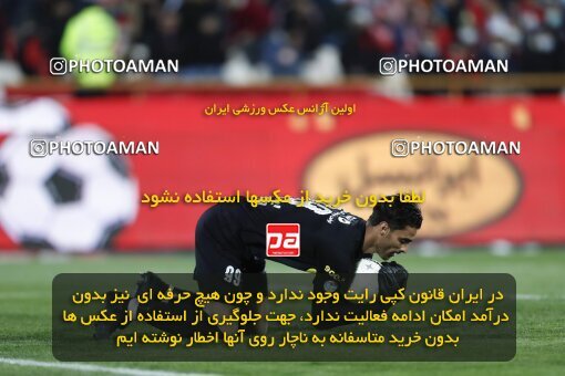 2000018, Tehran, Iran, لیگ برتر فوتبال ایران، Persian Gulf Cup، Week 23، Second Leg، Persepolis 1 v 1 Esteghlal on 2022/03/17 at Azadi Stadium