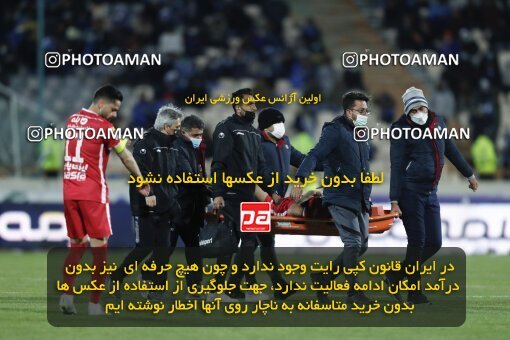 2000028, Tehran, Iran, لیگ برتر فوتبال ایران، Persian Gulf Cup، Week 23، Second Leg، Persepolis 1 v 1 Esteghlal on 2022/03/17 at Azadi Stadium