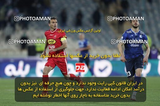 2000046, Tehran, Iran, لیگ برتر فوتبال ایران، Persian Gulf Cup، Week 23، Second Leg، Persepolis 1 v 1 Esteghlal on 2022/03/17 at Azadi Stadium