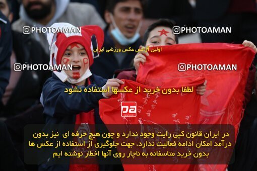 1922378, Tehran, Iran, لیگ برتر فوتبال ایران، Persian Gulf Cup، Week 23، Second Leg، Persepolis 1 v 1 Esteghlal on 2022/03/17 at Azadi Stadium