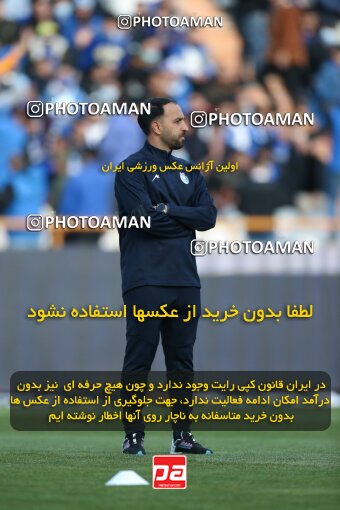 1922391, Tehran, Iran, لیگ برتر فوتبال ایران، Persian Gulf Cup، Week 23، Second Leg، Persepolis 1 v 1 Esteghlal on 2022/03/17 at Azadi Stadium