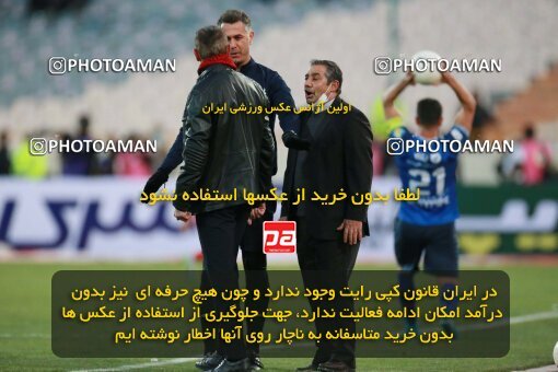 1922414, Tehran, Iran, Iran Pro League، Persian Gulf Cup، 2021-2022 season، Second Leg، Week 23، Persepolis ۱ v ۱ Esteghlal on 2022/03/17 at Azadi Stadium