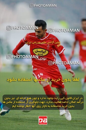 1922515, Tehran, Iran, لیگ برتر فوتبال ایران، Persian Gulf Cup، Week 23، Second Leg، Persepolis 1 v 1 Esteghlal on 2022/03/17 at Azadi Stadium