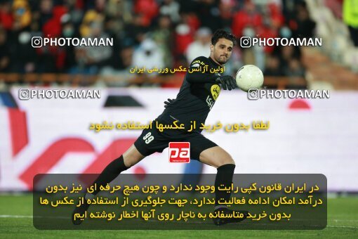 1922599, Tehran, Iran, لیگ برتر فوتبال ایران، Persian Gulf Cup، Week 23، Second Leg، Persepolis 1 v 1 Esteghlal on 2022/03/17 at Azadi Stadium