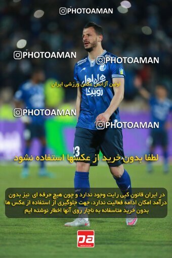 1922626, Tehran, Iran, لیگ برتر فوتبال ایران، Persian Gulf Cup، Week 23، Second Leg، Persepolis 1 v 1 Esteghlal on 2022/03/17 at Azadi Stadium