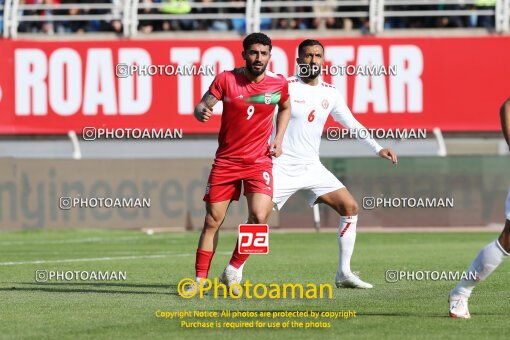 1915785, مرحله نهایی مسابقات فوتبال مقدماتی جام جهانی ۲۰۲۲ و مقدماتی جام ملت های ۲۰۲۳ قطر، گروه آ، [*parameter:27*], 1401/01/09، ایران، مشهد، ورزشگاه امام رضا مشهد، ایران ۲ - ۰ لبنان