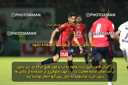 1904116, Qaem Shahr, Iran, لیگ برتر فوتبال ایران، Persian Gulf Cup، Week 3، First Leg، 2022/08/25، Nassaji Qaemshahr 2 - 2 Malvan Bandar Anzali