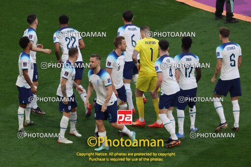 1961387, Al Rayyan, Qatar, 2022 FIFA World Cup, Group stage, Group B, England 6 v 2 Iran on 2022/11/21 at Khalifa International Stadium