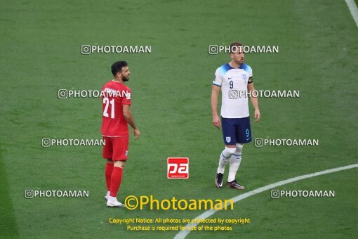 1961406, Al Rayyan, Qatar, 2022 FIFA World Cup, Group stage, Group B, England 6 v 2 Iran on 2022/11/21 at Khalifa International Stadium